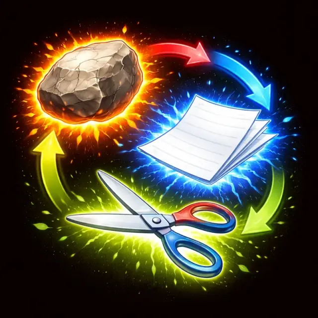 Rock · Paper · Scissors mini-game