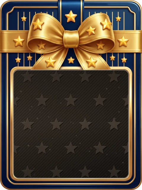 Stars scratch card design